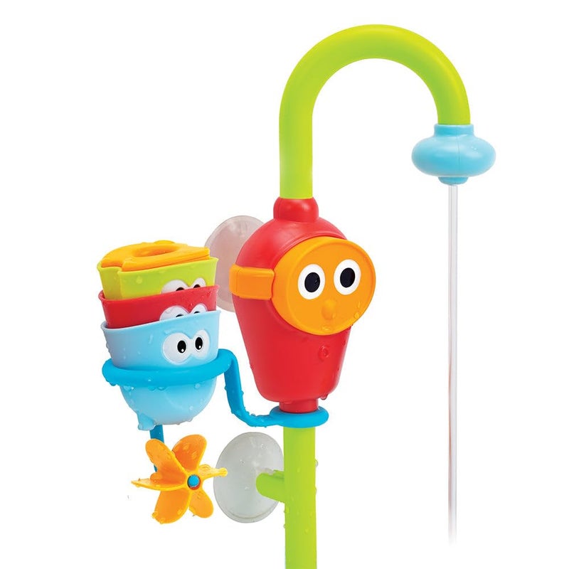 Yookidoo Toddler And Baby Bath Toy (Ages 1-3): Flow N Fill Spout-3 Stackable Play Cups - Battery Operated Moveable Hose Toy And Tumblers With Multiple Play Aspects - Make Bath Time Maigcal (No Mold) - Image 5