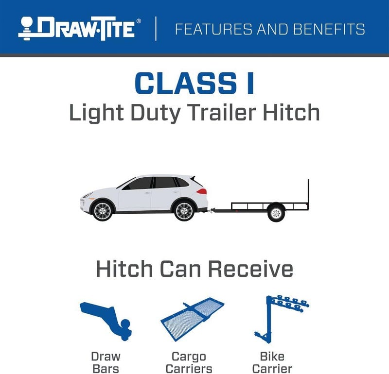 Draw-Tite 24913 Class 1 Trailer Hitch with 1.25 Inch Receiver for 2003-2019 Toyota Corolla - Image 5