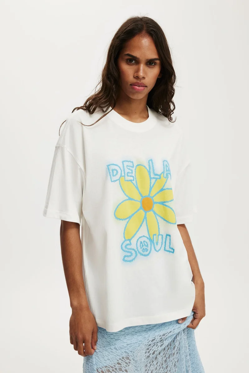 THE LCN MUSIC BOXY GRAPHIC TEE