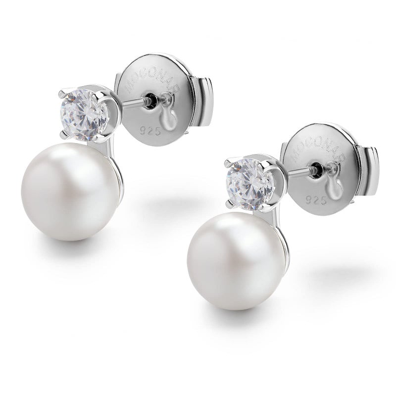 Moconar 14K White Gold Plated Locking Earring Backs for Studs, Hypoallergenic Secure Earring Backs Replacements for Earrings Notch Post 0.027â€˜â€™-0.039â€˜â€™(07mm-10mm) - Image 3