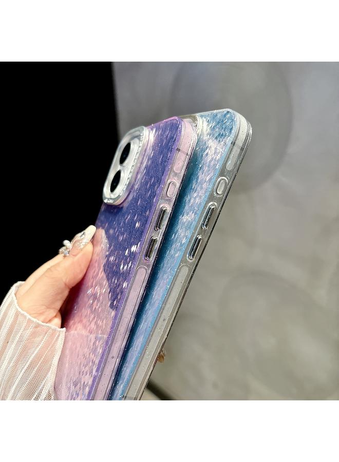 اس-توب جراب لهاتف iPhone 12 Pro مصنوع من مادة TPU الهجينة المصنوعة من نسيج الفسيفساء الماسي - Image 4