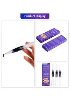 GlorySmile 3 Pcs Purple Teeth Whitening Pen Purple Toothpaste for Teeth Whitening V34 Color Corrector Toothpaste Purple Toothpaste Whitening Teeth Whitening Kit for Sensitive Teeth with Pap  - Image 2