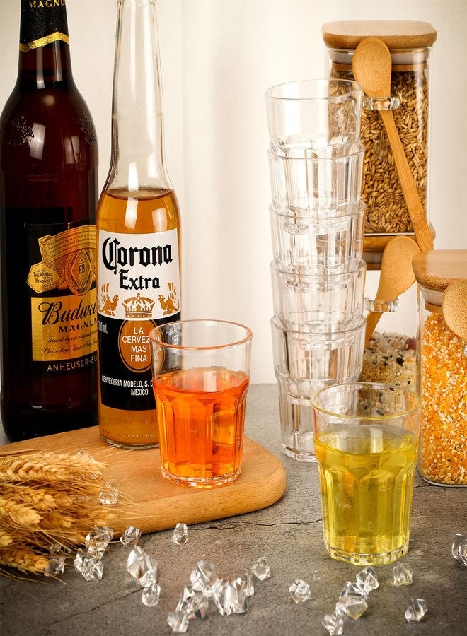 Tioncy 30 Pcs Acrylic Whiskey Glasses Shot Glasses For liqueur Unbreakable Stackable Beer glass for Drinking Water Vodka Cocktail Beer Party Bar(9 oz) - Image 3