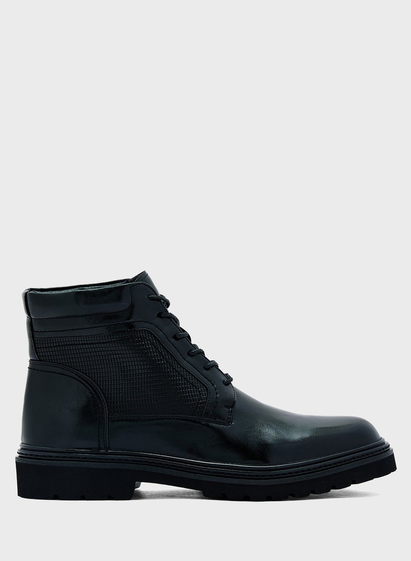 Robert Wood Casual Ankle Lace Up Boots  - Image 1