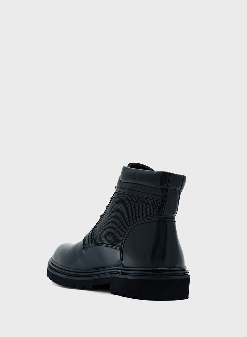 Robert Wood Casual Ankle Lace Up Boots  - Image 3