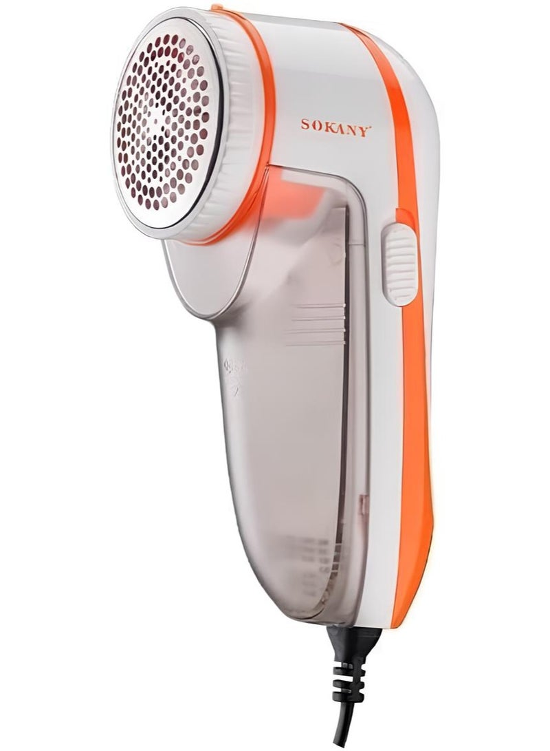 سوكاني مزيل وبر كهربائي من الملابس من سوكاني، جهاز قابل للشحن لإزالة الوبر والكرات القماشية وشعر الحيوانات من الأقمشة والمفروشات للاستخدام المنزلي-لون برتقالي - Image 1