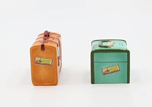 Appletree Design Road Trip Luggage Salt and Pepper Set, 2-3/8-Inch, 1-3/4-Inch - Image 5