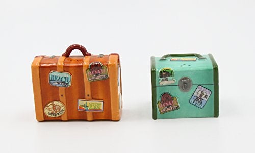 Appletree Design Road Trip Luggage Salt and Pepper Set, 2-3/8-Inch, 1-3/4-Inch - Image 4