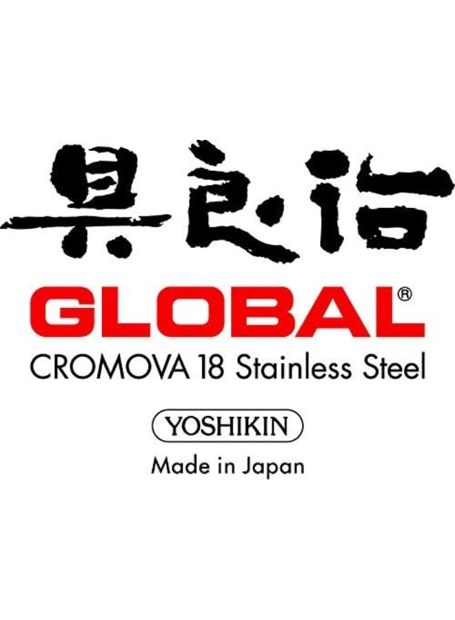 Global Utility Tong, 30cm. Stainless steel CROMOVA 18. Ergonomic hygienic handles. Dimple pattern for slip-resistant grip. Made in Japan - Image 4