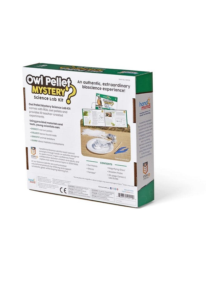 hand2mind hand2mind Animal Science Kit for Kids 8-12, Kids Science Kit with Fact-Filled Guide, Learn About Animal Biology and Dissect Owl Pellets, STEM Toys, 10 Science Experiments  - Image 5