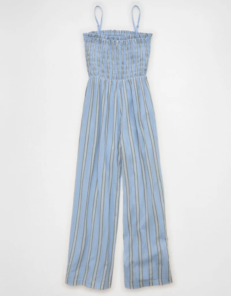 American Eagle  AE Bella Smocked Jumpsuit for Women | Best Price UAE