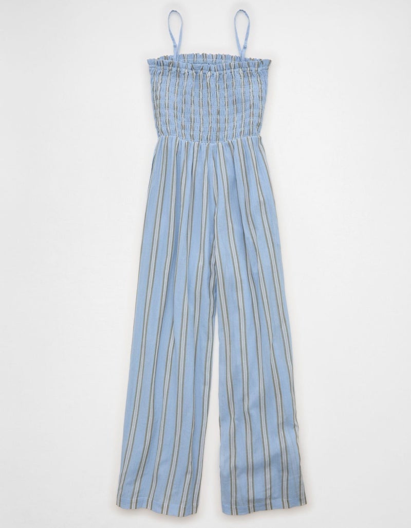 American Eagle AE Bella Smocked Jumpsuit - Image 5