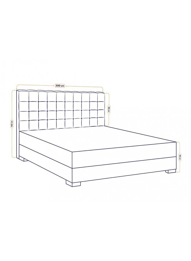 House One H117 | Velvet headboard - Beige  - Image 2