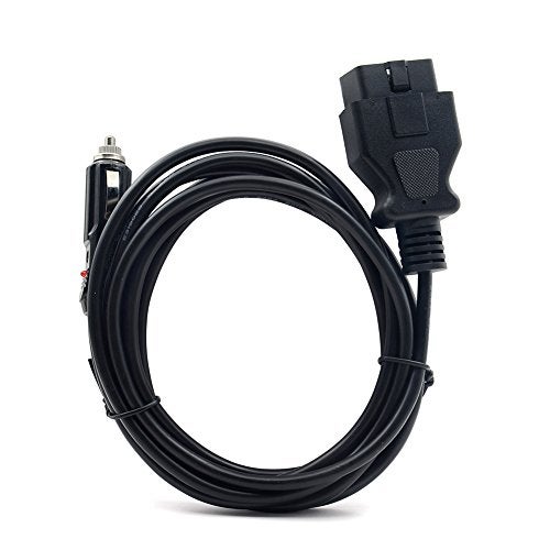 VSTM OBD II Vehicle ECU Emergency Power Supply Cable Memory Saver (3Meter) with Alligator Clip-On 12V Car Battery Cigarette Lighter Power Extension Socket - Image 3