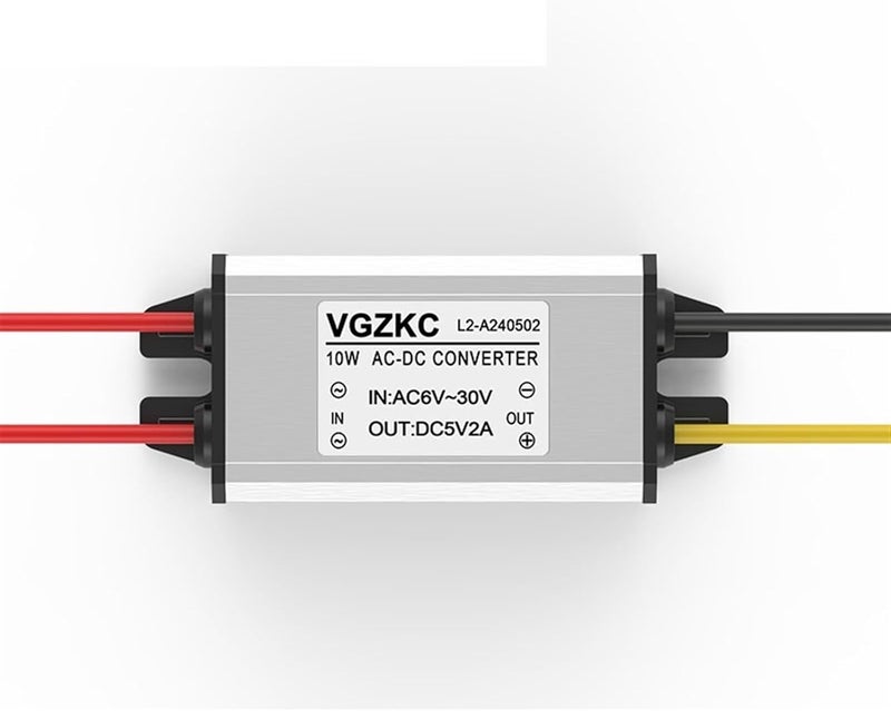 AC24V to DC5V 1A 2A 3A 5A 6A 8A 10A Power Converter, AC24V to DC5V AC to Power Module for Monitoring(AC24V to 5V 2A LK) - Image 1