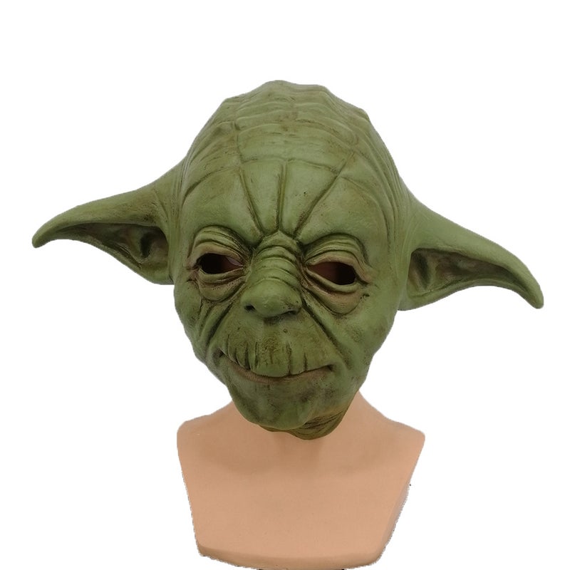 Star Wars Helmet Yoda Master Mask Mandalorian Helmet Boba Fett Latex Darth Moore Headgear - Image 1