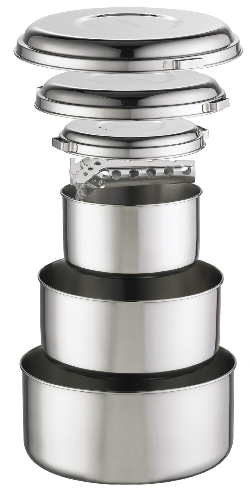 MSR Alpine 4 Stainless Steel Camping Pot Set - Image 1