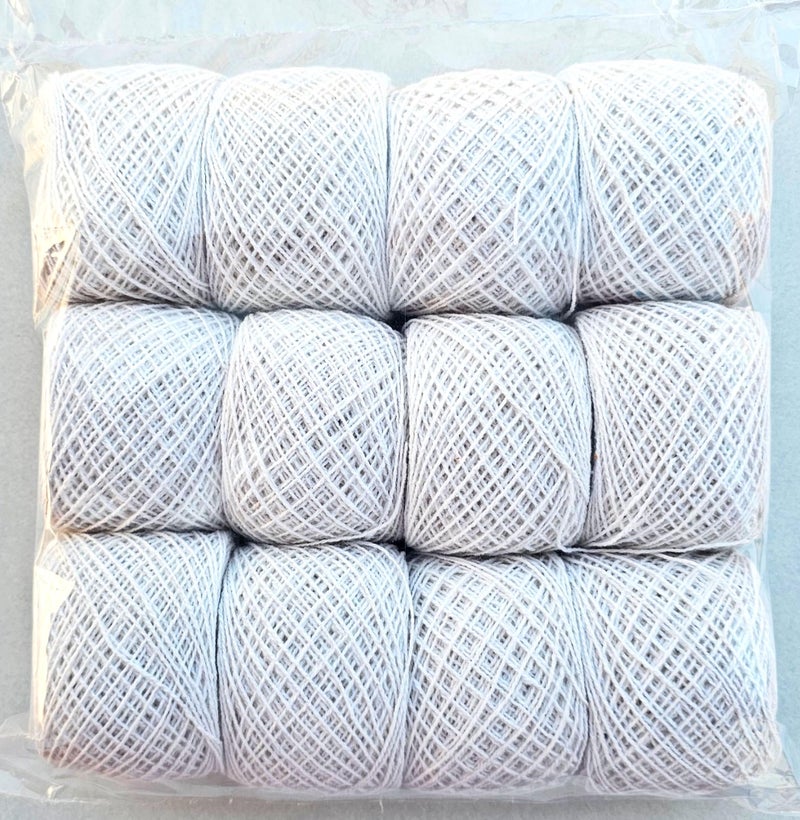 SSKR White Cotton Thread for Flower Tying and Garland Making, Craft Work - Pack of 12 Pcs | Size : 50 Metre Long - Image 5
