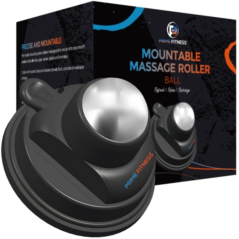 PRIME Fitness PRIME Fitness Wall Mounted Massage Ball Cold Therapy Back Massager Cryo Stick Relieve Muscle Pain 360 Massager