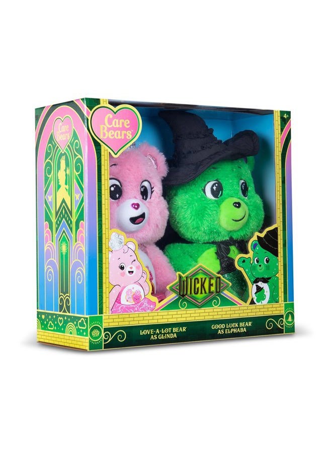 Care Bears x Wicked 2-Pack - Love-a-Lot Bear as Glinda & Good Luck Bear as Elphaba - Image 4