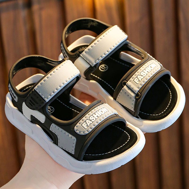 Children'S Sandals Summer Beach Shoes Soft Sole Non-Slip Middle And Large Children'S Baby Boys Casual Student Shoes Boys Sandals - Image 1