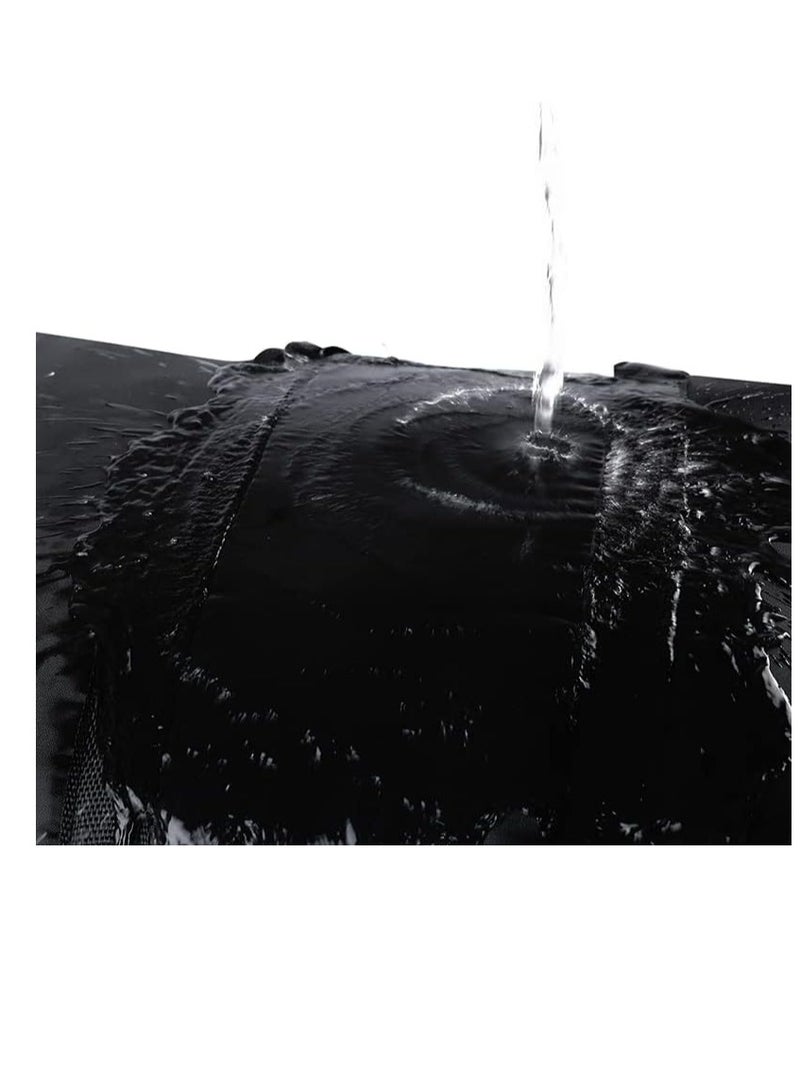 DUNISO 3 Pack Large Clothes Storage Bags | Moving Bags | Foldable Blanket Storage Bags for Organizing Bedroom, Closet, Comforter, Organization and Storage with Zip and Handle(Black) - Image 5