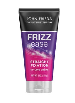 John Frieda John Frieda Anti Frizz, Frizz-Ease Straight Fixation Styling Creme, Straight Hair Product for Smooth, Silky, No-Frizz Hair, 5 Ounces  - Image 1
