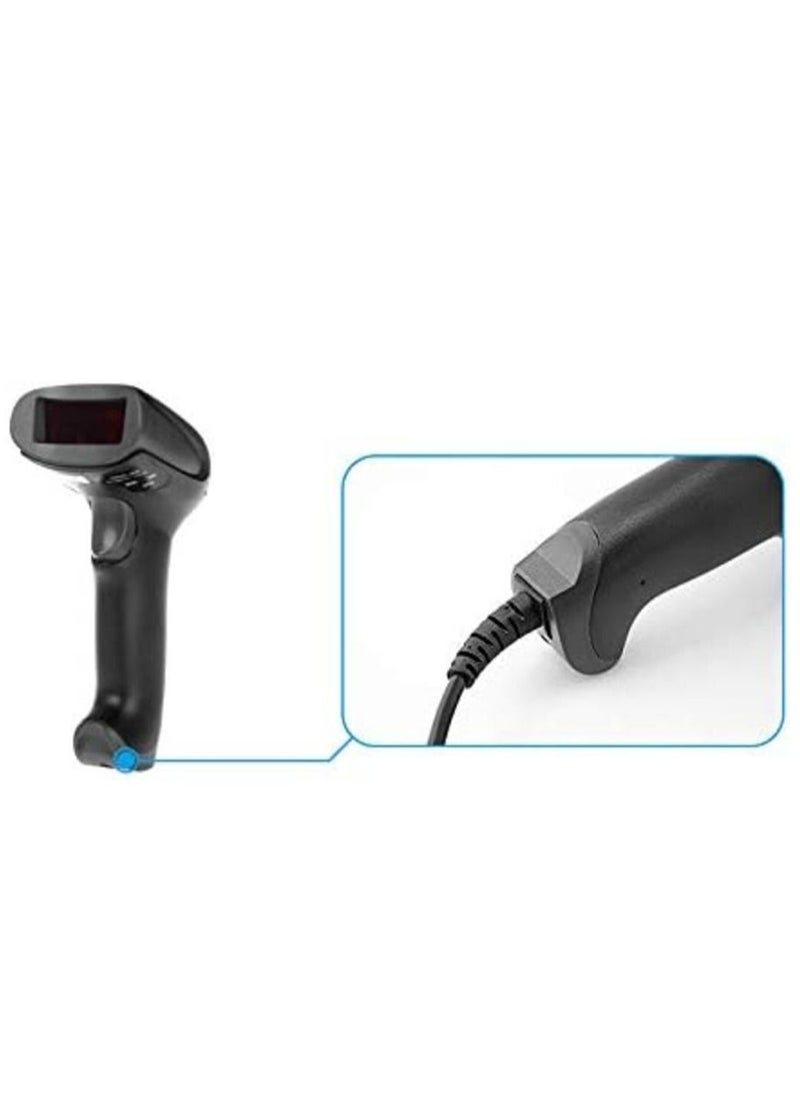 Ntech - Ntech USB Wireless Barcode Scanner Handheld Laser Barcode Reader (2.4GHz Wireless & USB2.0 Wired) - Image 1