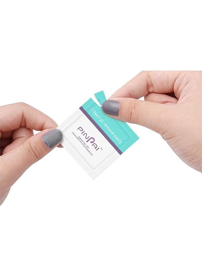 Pinpai 200 Piece Environmental Remover Pad, No Harm To Nails, Quick Removal, Tin Foil Nail Remover Polish Package, Gel Nail Polish Remover Pads - Image 5