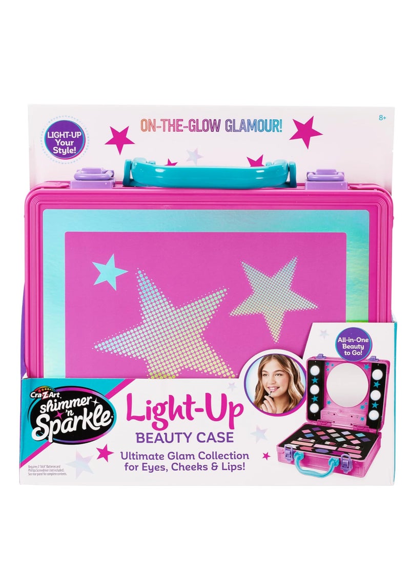 Shimmer & Sparkle - Shimmer 'n Sparkle Light-Up Beauty Case - Image 1