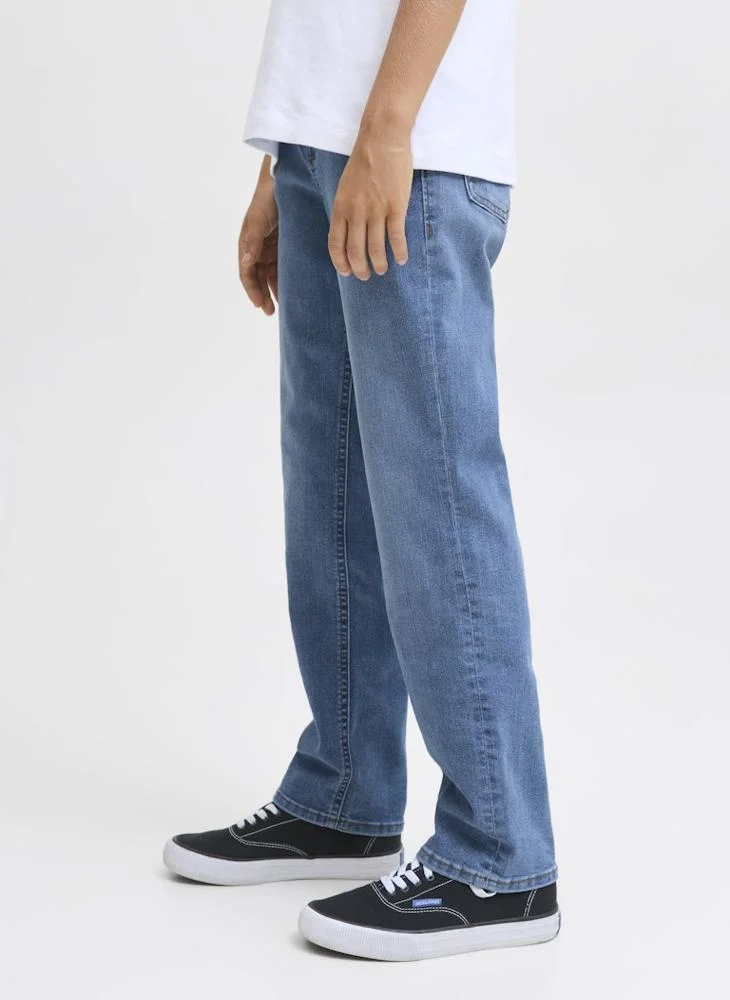 Jack & Jones Junior Kids Jjiclark Jjoriginal Sq 452 Straight Fit Jeans
