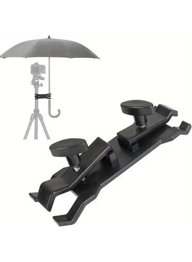 Adjustable Clamp Tripod Stand With Umbrella Holder Stable Portable For Camera - Image 1