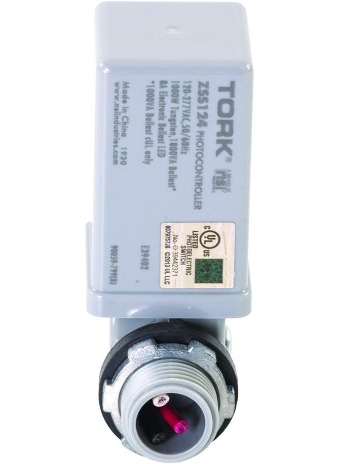 Tork NSI Industries TORK ZSS124 Electronic Photocontrol  Stem  Swivel  Advanced LongLife ZeroCross  Instant Response  8A LED Rated  105305V  - Image 4