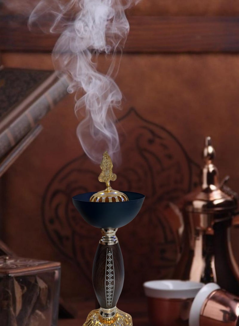 OLUDENIZ Luxury Arabic Bakhoor Burner Collection – Premium Incense Holders with Oriental Calligraphy - Image 1