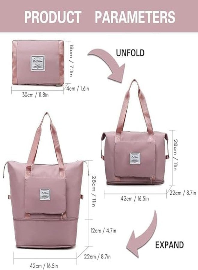 حقائب سفر كيتزها برايم القابلة للتوسيع سعة 41 لترًا للنساء، حقائب سفر نسائية، حقيبة سفر قابلة للطي، حقيبة يد مقاومة للماء للأغراض الشخصية للسيدات - Image 2
