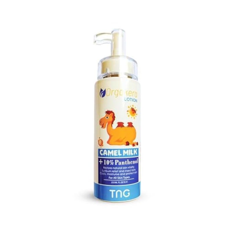Orgakera 10% Panthenol Camel Milk Lotion 250 ml - Image 1