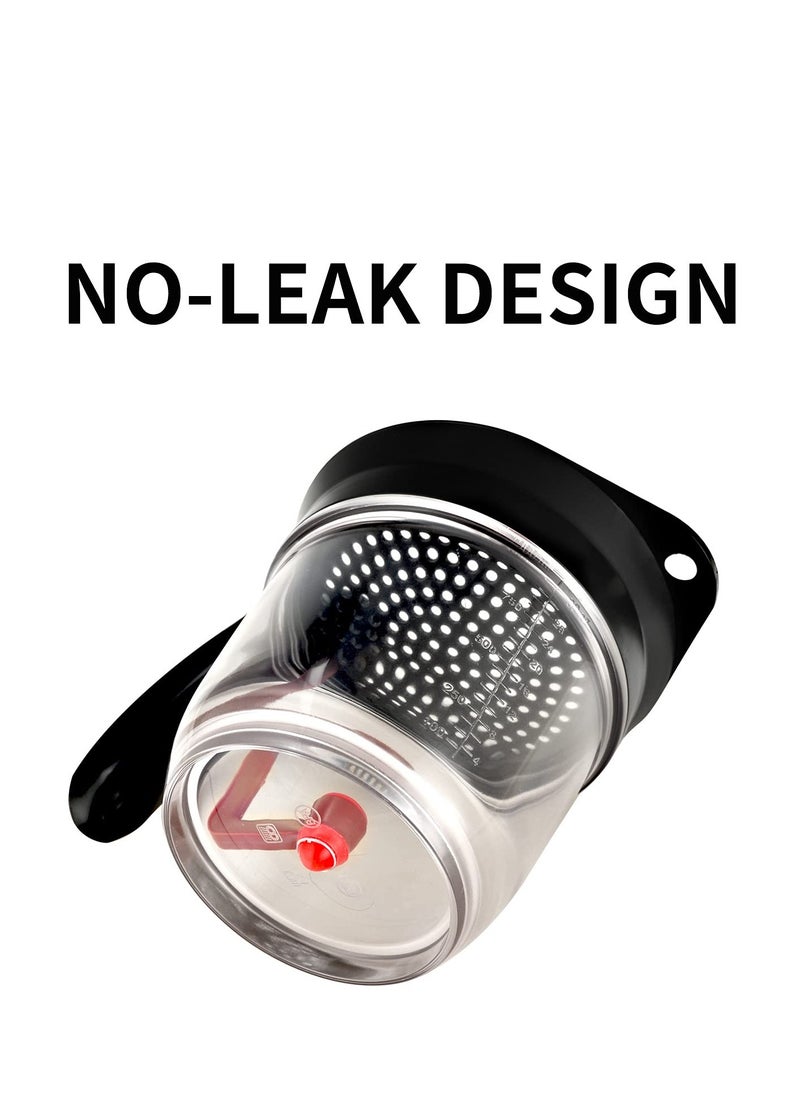 SYOSI - Fat Separator With Bottom Release, 4 Cup Gravy Separator for Cooking with Oil Strainer, Kitchen Gadgets Grease Separator, Oil Separator - Fat Separator with Strainer, Gravy and Fat Seperator - Image 1