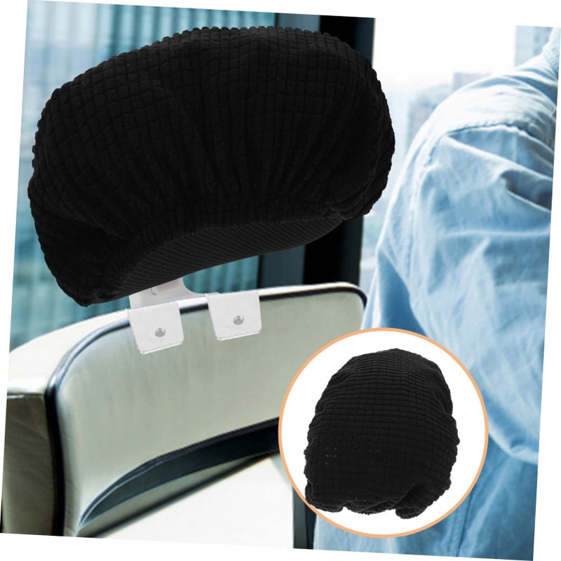 Mesh Office Chair Headrest Cover Adjustable Swivel Chair Head Support Cushion For Gaming And Office Use Black - Image 5