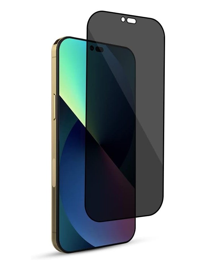 Denx ProCase iPhone Privacy Screen Protector for iPhone 14 Pro Max 2022, 9H Anti Spy Dark Tempered Glass Screen Film Guard for iPhone 14 Pro Max 6.7 Inch, Case Friendly Bubble Free.  - Image 1