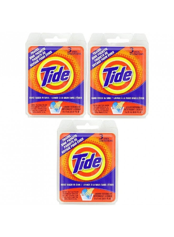Tide Sink Packs Laundry Detergent Does 3 Loads (3 packs of 3) - Image 1