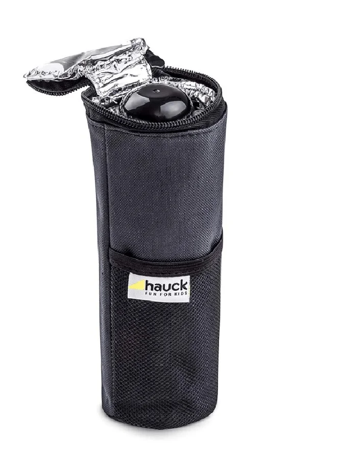 هوك Refresh Me Outdoor Insulated Bottle Bag With Vecro Strap And Mesh Pocket For Pram Stroller Pushchair – Grey