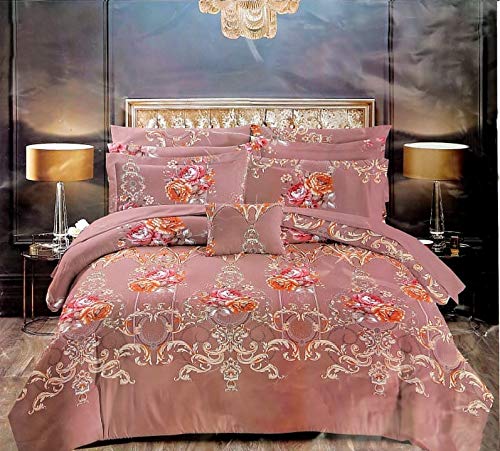 ELSTONE HOME ELSTONE HOME Luxury King Size Glace Cotton Double bedsheet with 2 Pillow Covers Specially for Rakhi Gift Size 108X108 inchs Pack of 1