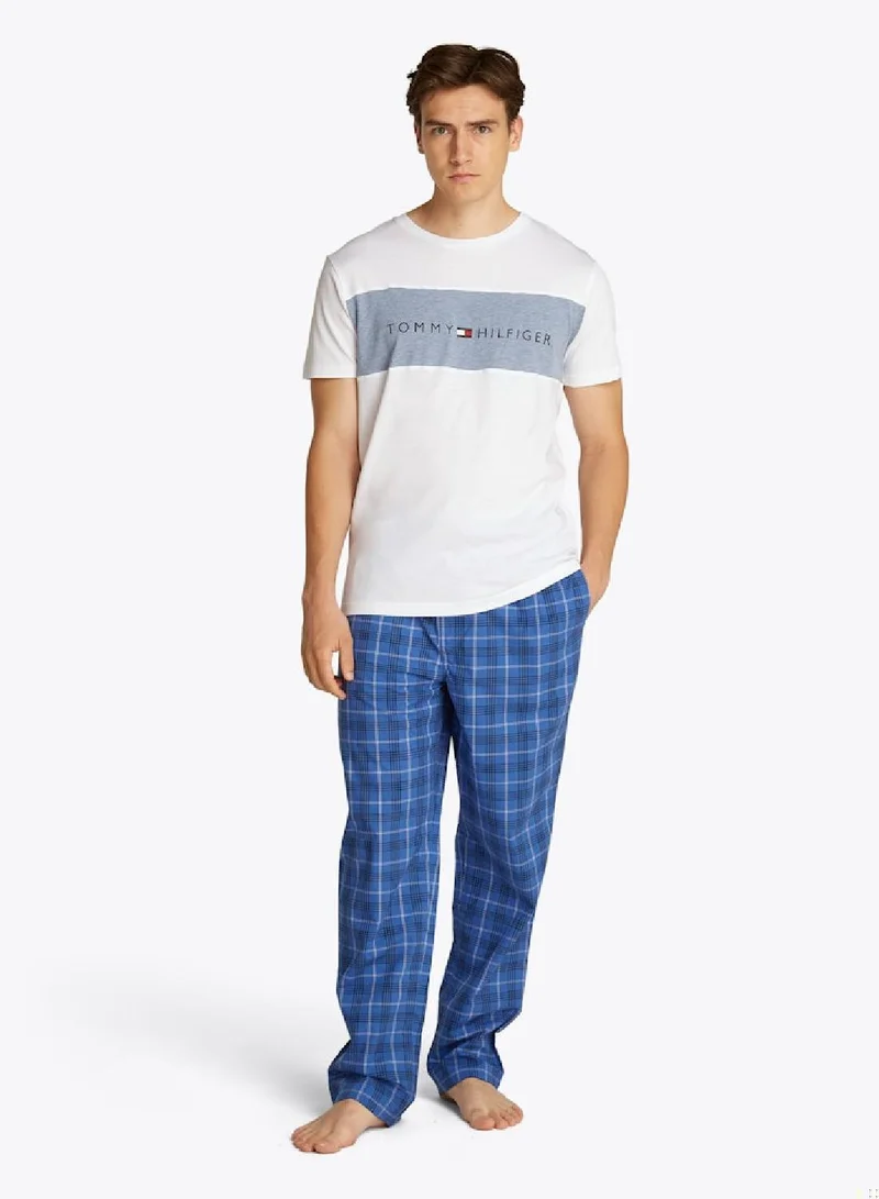 TOMMY HILFIGER Lounge Block Logo T-Shirt