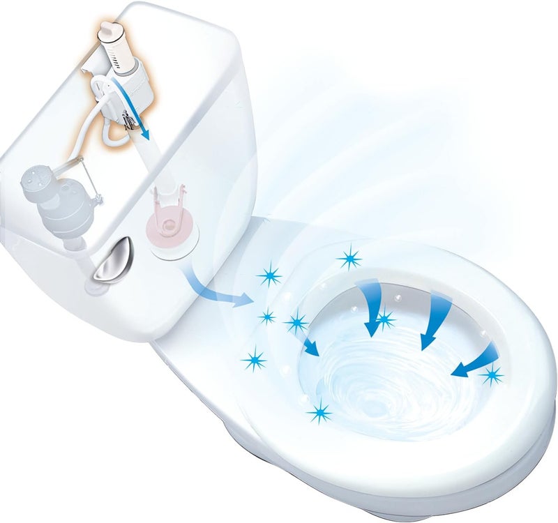 Fluidmaster 8302P8 Flush 'n Sparkle Automatic Toilet Bowl Cleaning System Bleach Replacement Cartridge Refills, 2-Pack - Image 4