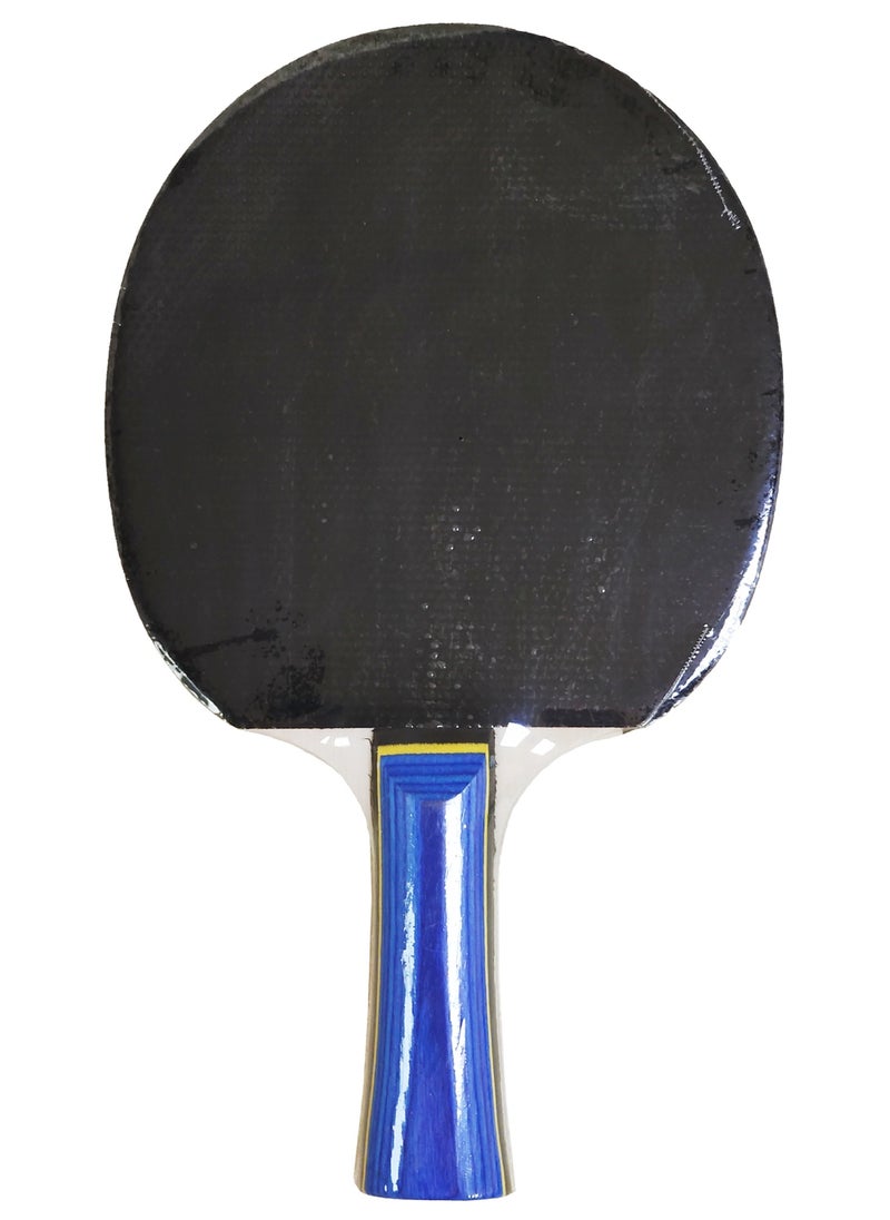 Fox - Table Tennis Racket Long Handle With Case 1-Star, Black/Orange Hand - Image 1