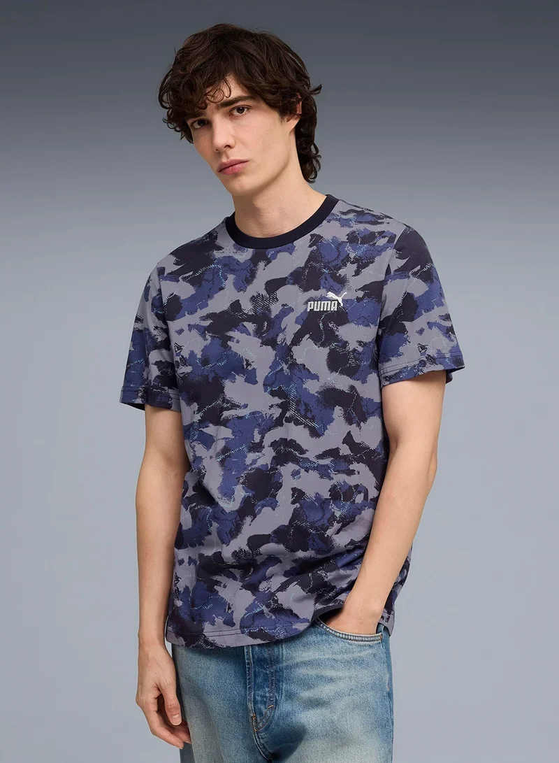 PUMA Camo All Over Print T-Shirt