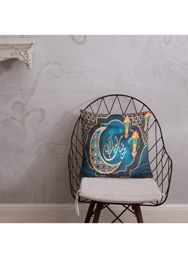 سنوز - كوشن كوفر رمضان ، رمضان مبارك، 45*45 سم, عبوه قطعه واحده - Image 1