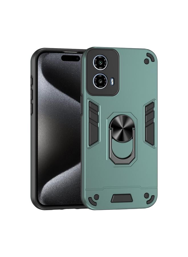 اس-توب جراب لهاتف Motorola Moto G34، جراب معدني مقاوم للصدمات مزود بحلقة - Image 1