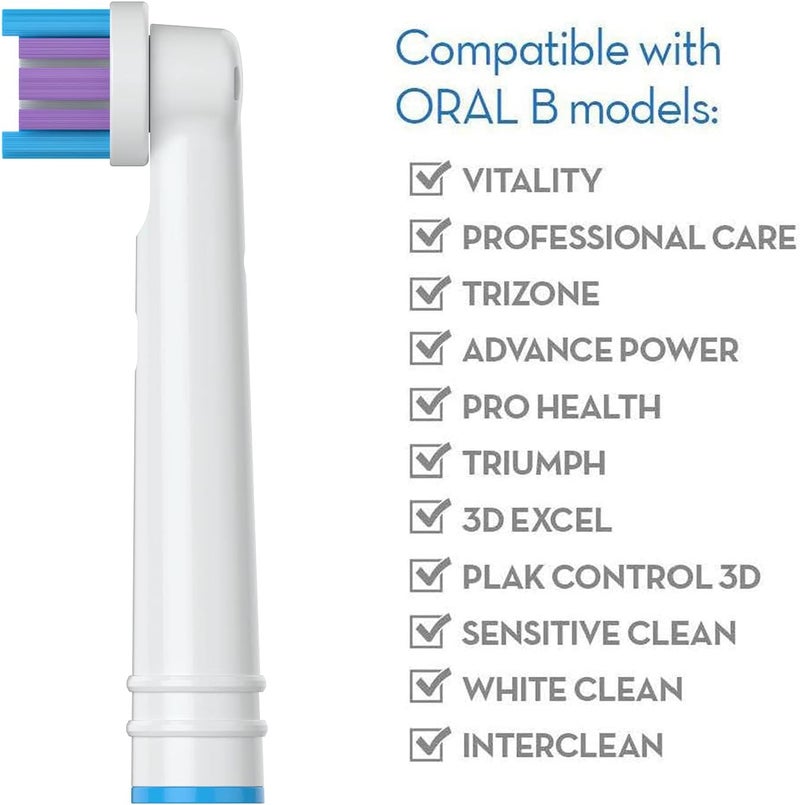 Mailink Replacement Toothbrush Heads for Oral-B - 4 Pack - Image 5