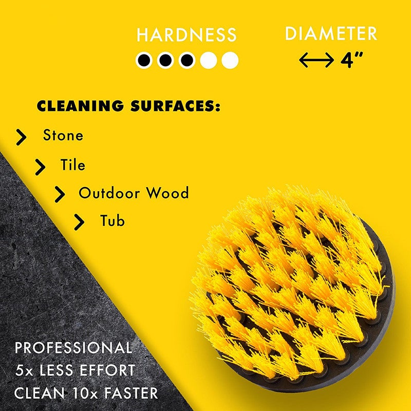 Factory Electric Drill Brush Head Three-Piece Set Household Car Electric Cleaning Brush Head Suit Sale - Image 1